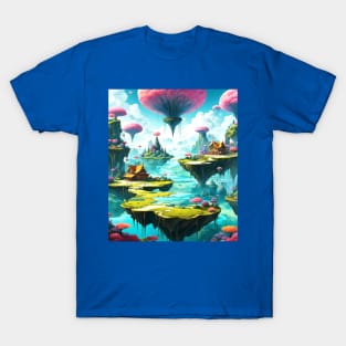 Surreal Dreamland, Sci Fi Fantasy Graphic Design T-Shirt